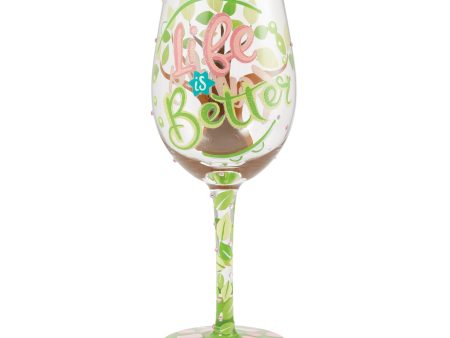 Life With Family Wine Glass Fashion