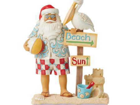 Santa with Signs and Pelican Online Hot Sale