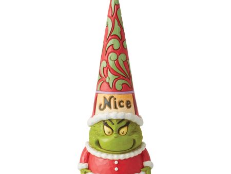 Naughty Nice Grinch Gnome For Cheap