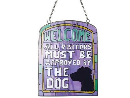 Welcome Dog Suncatcher For Discount