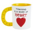 Sculpted Ruler Teacher Mug Discount