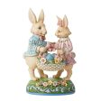 Bunny Couple with Basket Fig Discount