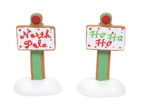 Gingerbread Xmas Signs St 2 For Sale