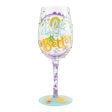 Life with Friends Wine Glass Hot on Sale