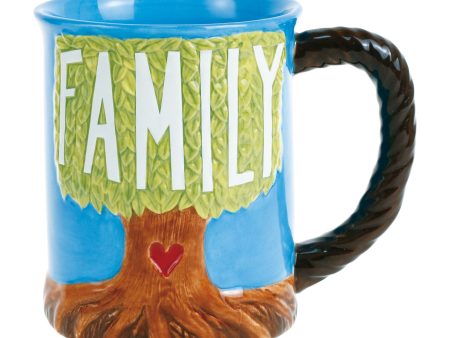 Sculpted Family Tree Mug Online now