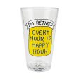 Happy Hour Retired Pint Glass Discount