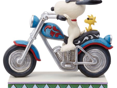 Snoopy & Woodstock Riding Moto Discount