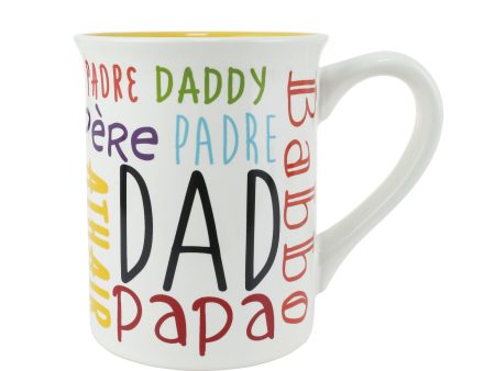 DAD LANGUAGES MUG Online now