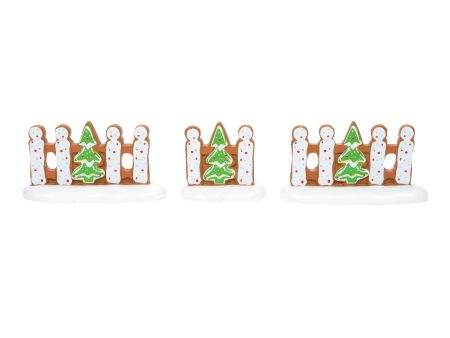 Gingerbread Xmas Fence St 3 Supply