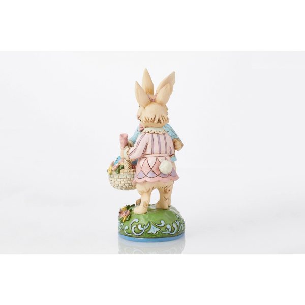 Bunny Couple with Basket Fig Discount