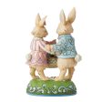 Bunny Couple with Basket Fig Discount