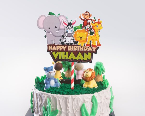 Jungle Theme Handcrafted Cake Topper Supply