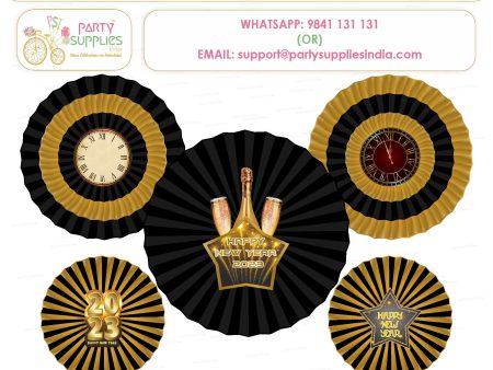 PSI  New Year Theme Paper Fan Online now