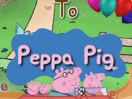 Peppa Pig Theme E-Video Invite Cheap