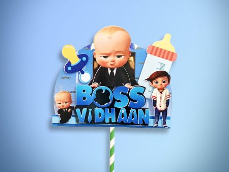 Boss Baby Theme Hand Crafted Cake Topper For Discount