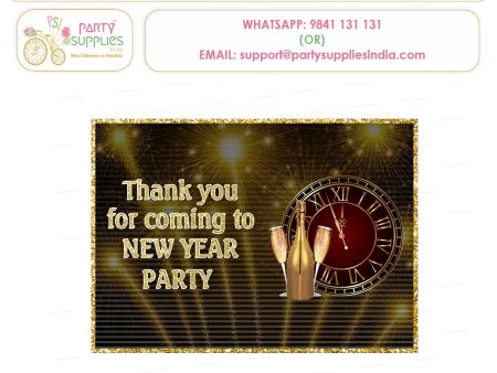 PSI  New Year Theme Thankyou Card Discount