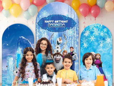 Frozen Theme Arch Backdrop Online Hot Sale