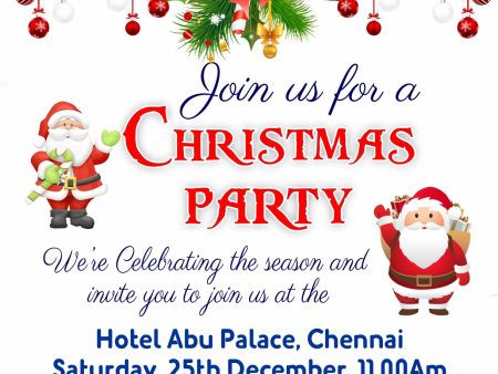 PSI Christmas Theme Invite Cheap