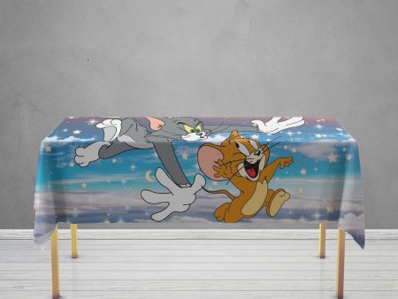 Tom and Jerry Theme Cake Tablecover Cheap