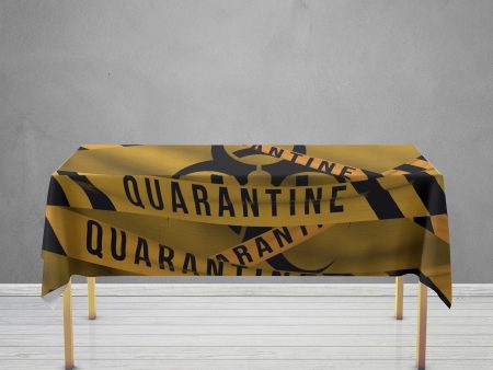 Quarantine Theme Cake Tablecover Online