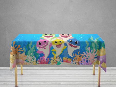 Shark Theme Cake Tablecover For Cheap