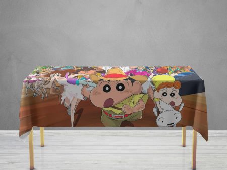 Shinchan Theme Cake Tablecover Hot on Sale