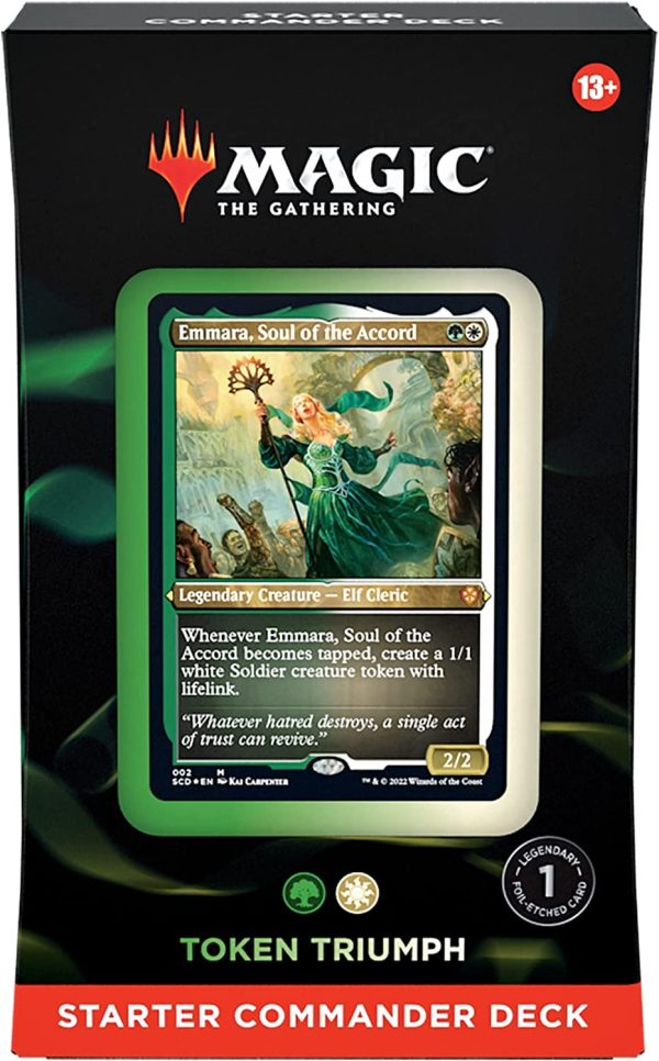 Magic: The Gathering - Starter Commander Deck (Token Triumph) For Sale