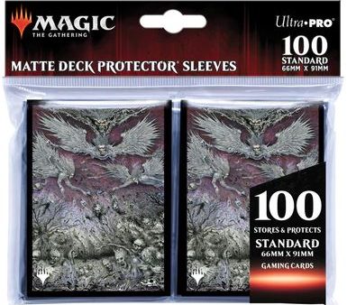 Ultra Pro - PRO-Matte 100ct Standard Deck Protector® sleeves for Magic: The Gathering: Double Masters 2022 V3 Fashion