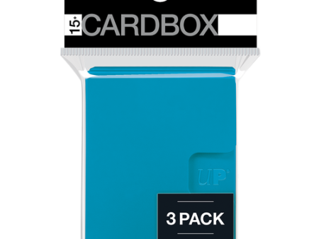 Ultra Pro - PRO 15+ Card Boxes 3-pack: Light Blue Online