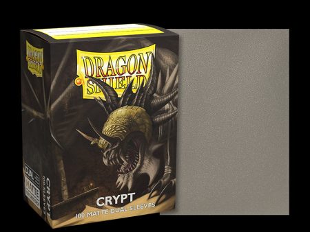 Dragon Shield - Matte Dual Sleeves: Crypt Grey (100ct) Fashion