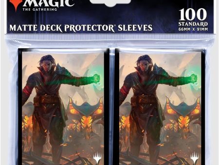 Ultra Pro - PRO-Matte 100ct Standard Deck Protector® sleeves for Magic: The Gathering: The Brothers  War Mishra For Sale